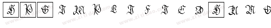 HPSimplifiedHans Reg字体转换
